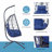 Patio Chair With Stand For Bedroom, Living Room, Balcony, Patio Armchair For Outdoor-165417266