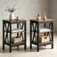 Ensemble de 3 tables basses Rustic-774122681-767423057