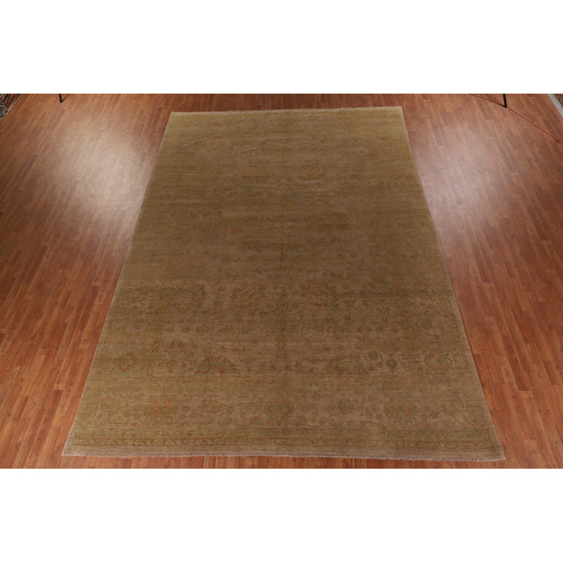 Vegetable Dye Oushak Turkish Large Rug 10x14