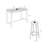 5-Piece Counter Height Dining Set—Table + 4 Stools, Pub/Kitchen, Space-Saving, Easy Assembly