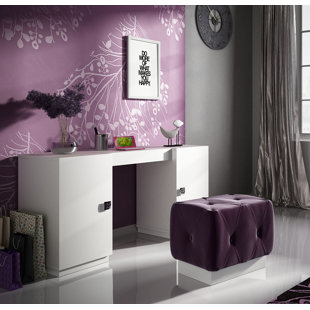 Ensemble coiffeuse avec tabouret et miroir