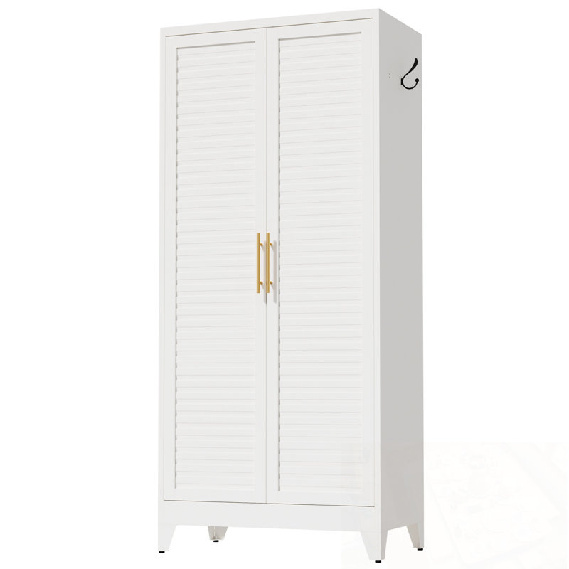 Metal Roybal Closet with 2 Doors