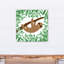 «Brazos Sleepy Sloth», art sur toile-616793905