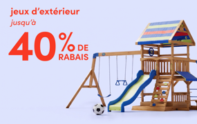 jeux d'extérieur en solde