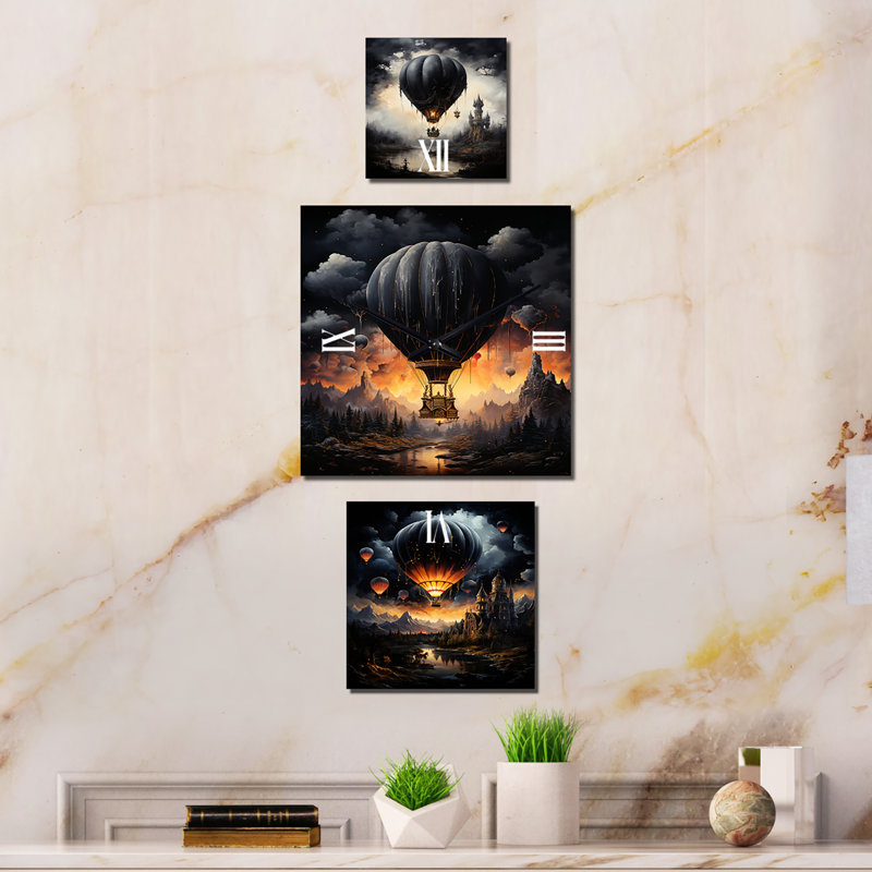 Shamarie Metal Wall Clock