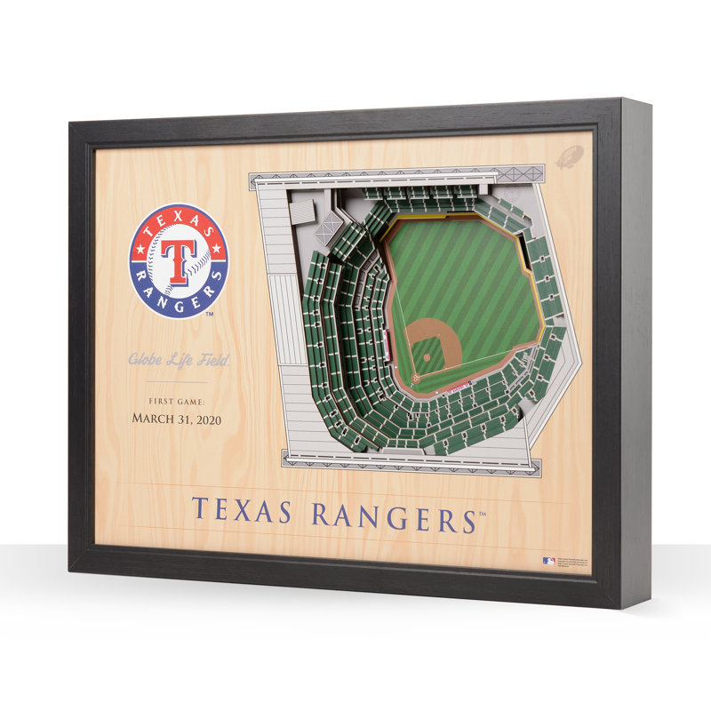 MLB 25-Layer StadiumViews 3D Wall Art, Texas Rangers