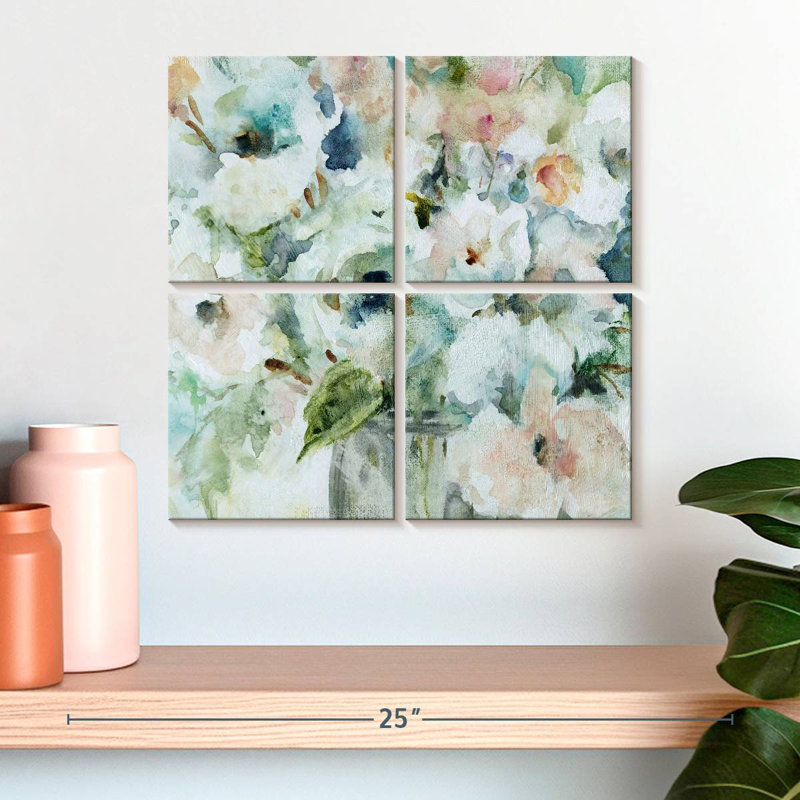 Avery Blooming Softly, 18" H x 18" W