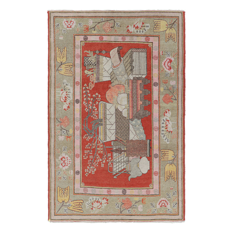 One-of-a-Kind 5'10x8'11 Hand Knotted Area Rug