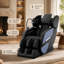 Fauteuil inclinable de massage chauffant bleu