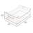 iDesign Plastic Stackable Pantry Bin - Storage Bin with Handles for Cabinets or Fridge - Set of 2 - Clear
