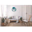 Josmine Glass Wall Clock