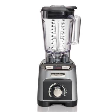  Hamilton Beach SoundShield 3-Speed Blender, 950 Watts, 52oz  Glass Jar, Blends Food, Shakes and Smoothies, Black (53600): Home & Kitchen