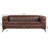 Modern Square Arm 3-Seater Sofa With Detachable Cushion And Stylish Design