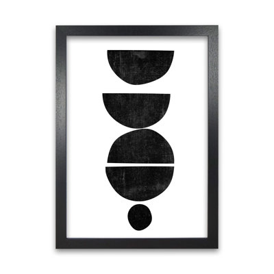 Mid Century Abstract Shapes Original - Print