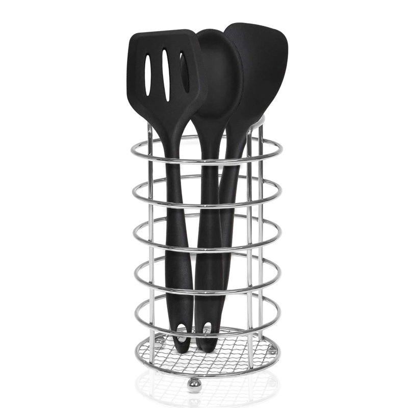 Stainless Steel Oval Utensil Crock