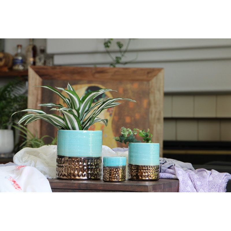 Jewel Cache Pot By , Case of 12, Tahoe Blue