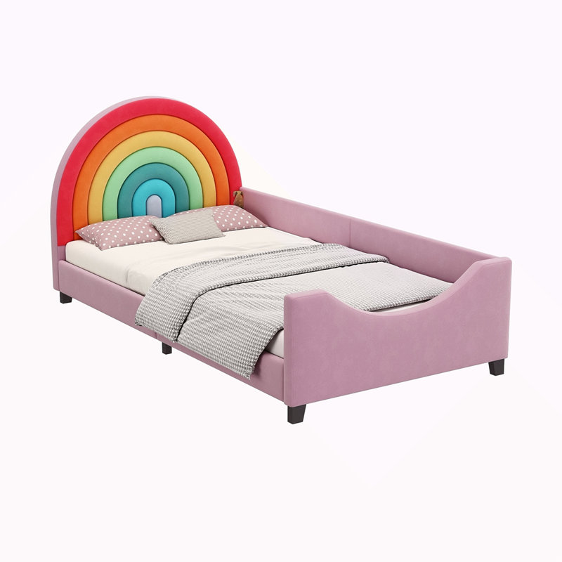 Lit de jour simple tapissier Rainbow