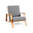 Polyester gris foncé