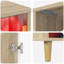  Bedside Cabinet Sonoma Oak Engineered Wood Nightstand Bedroom Furniture