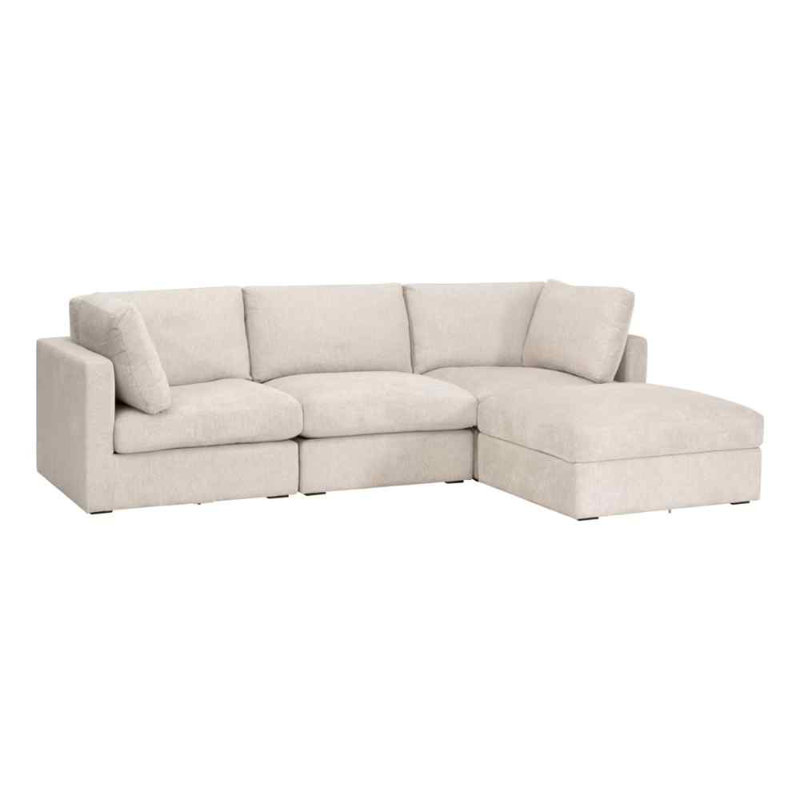 Fauteuil modulaire en tissu Daley