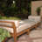 Westminster Teak 110.5'' Wide Patio Daybed with Cushions