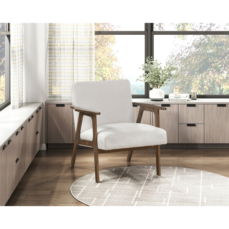 Fauteuil d'appoint 1 pièce Modern Home Furniture, Beige, Naturel