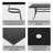 7-Pieces Wicker Steel Dining Sets-517287357