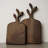 Handcrafted Solid Walnut Wood 2-Piece Cutting & Serving Board Set – Decorative Handle Designs-124433588