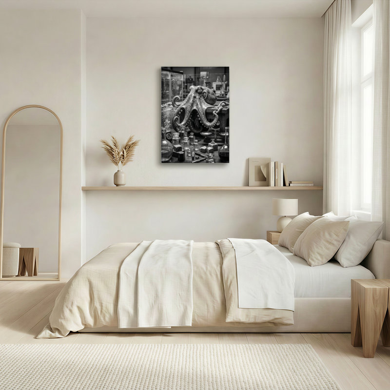Ensemble de 1 tableau sur toile « Octopus Lab », 48"H x 32"W, Wrapped Canvas