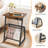 C Table Maia With Charging Station And Magazine Rack