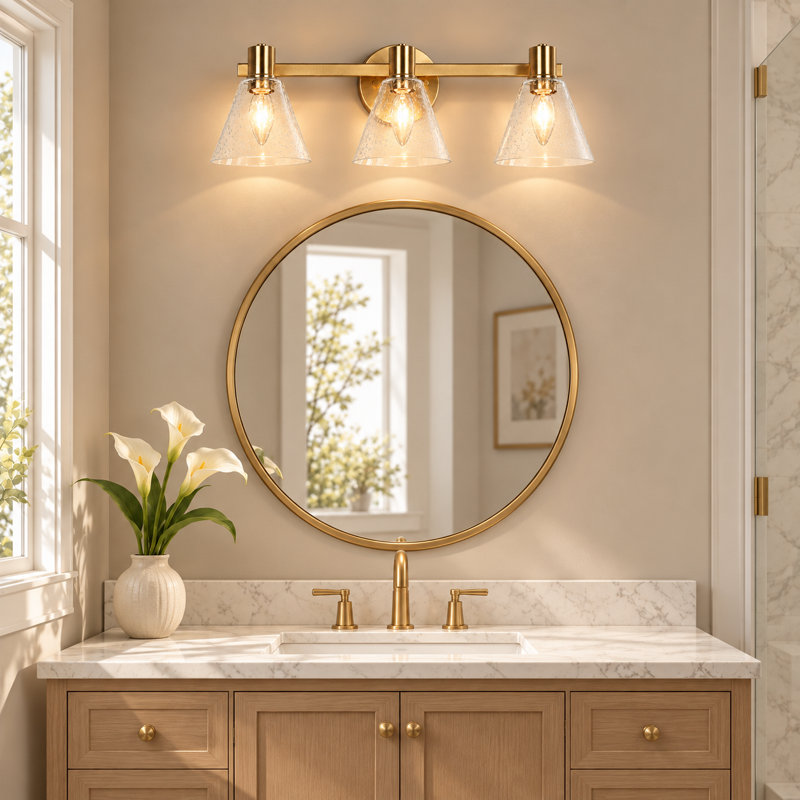 Fieldhouse 3-Light Dimmable Vanity Light