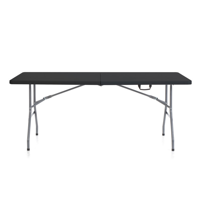 72'' Rectangular Folding Table, Black