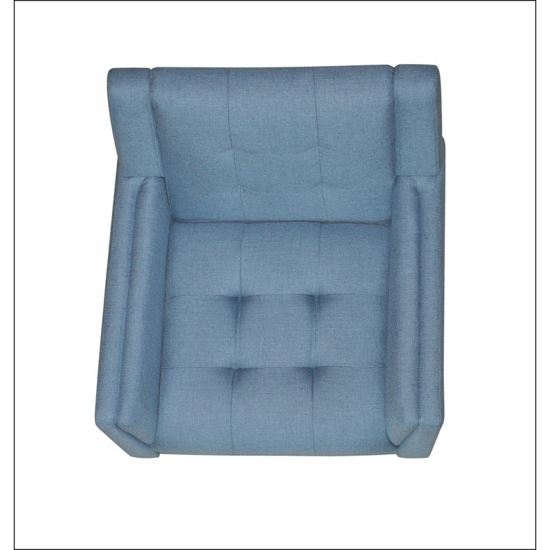 Fauteuil Greenmont, Polyester bleu