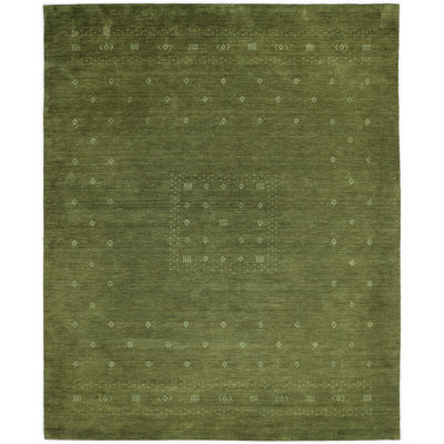 Simi Hand-Woven Geometric Cotton Wool Rug