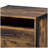 Juvanth Rustic Oak & Black Finish Nightstand