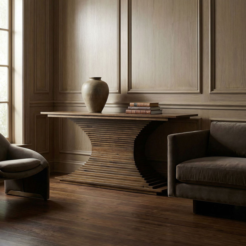 Cambio 72'' W Console Table, Dark Walnut