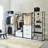 Walk-In Closet 47" - Powder Coated Metal Structure, Components, Deep Storage Areas, To Water & Heat, Stain And Scratch With Shelf Frame, Extra Storage, , E0 Board