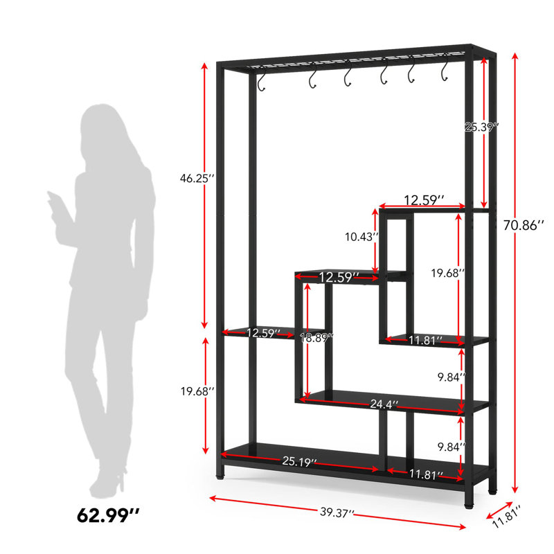 Mahala Plant Stand, Black