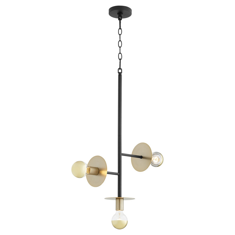 3 - Light Dimmable Modern Linear Chandelier