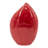 Modern Ceramic Table Vase For Home Decor - Decorative Sculptural Flower Vase for Office and Entryway Styling - Red-110064344