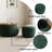 Modern Fabric Storage Stool Set, Includes Round Stool + Storage Stool-1911830237