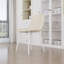 Chaise de salle à manger en lin beige 4