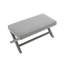 Banc rembourré avec pieds croisés en X-1905174061