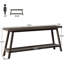 Canapé à 2 niveaux, console, table d'appoint