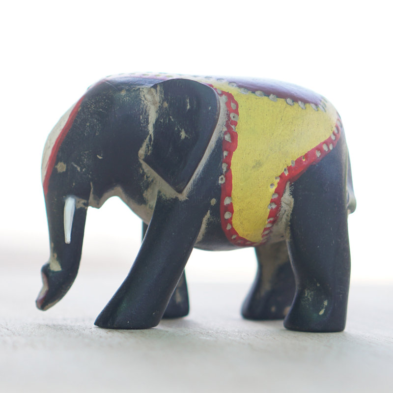 Handmade Culture Elephant I Wood Figurine