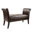 Banc de rangement à rabat en simili cuir A Advika-1372823495