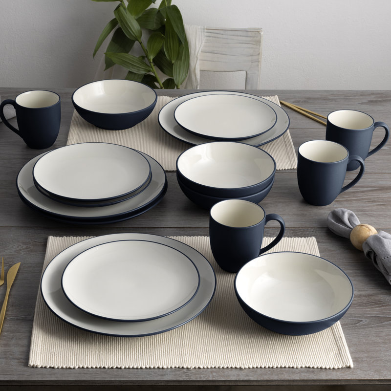 Service de table 16 pièces, service pour 4 Noritake Colorwave, Marine