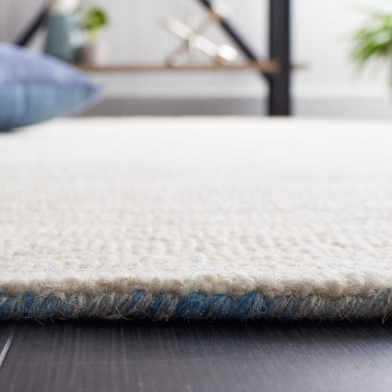 Tapis abstrait en laine touffeté à la main Urja, Tapis de couloir 2 pi 3 po x 8 pi