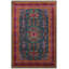 Tapis décoratif vert multicolore à motif vert-202829857