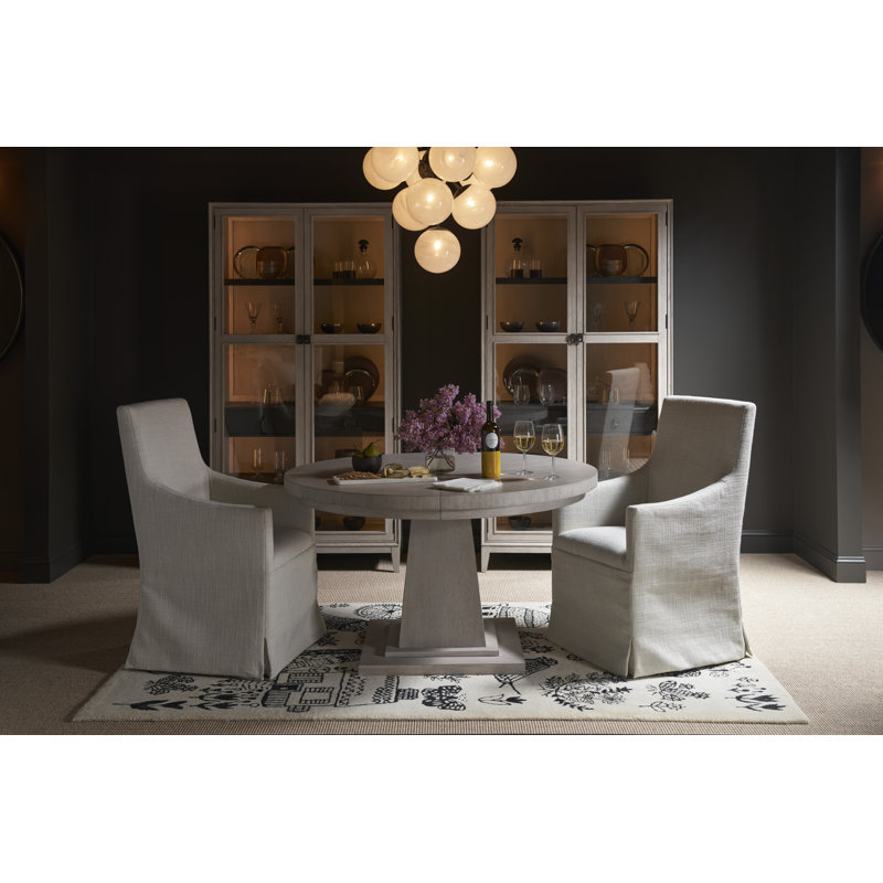 Manning 19'' H Upholstered Oak Parsons Chair